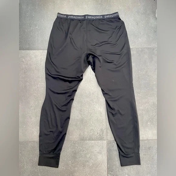 Patagonia Men's Capilene Thermal MidWeight Bottoms Black Baselayer Pants XL - Picture 5 of 10
